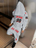 2026 Autumn-Winter Best-selling Streetwear Men's Comfortable Casual 3D Digital Pattern Printed Hooded Sweatshirt and Pants Set