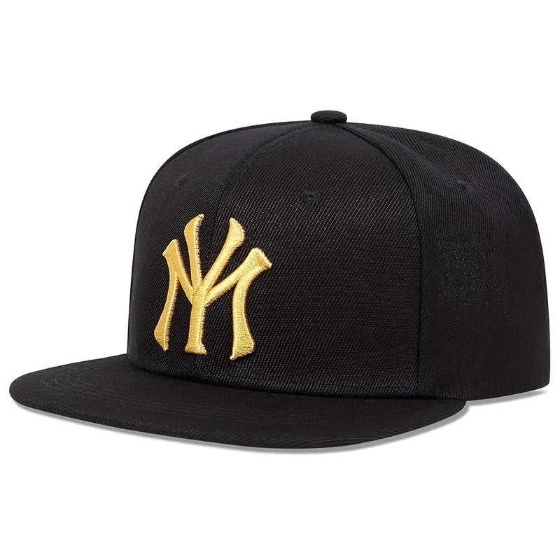 Unisex Letter Embroidery Hip-hop Hats Spring Autumn Outdoor Adjustable Casual Baseball Caps Trucker Caps Sunscreen Hat