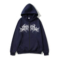 Y2K Zip-Up Hoodie, Men, Clothes with Graphic Prints, Hip Hop Style, Gothic 2026 Autumn Winter Keep Warm Long Sleeves Sweatshirt