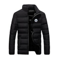 Men's Spring Casual Jacket Windproof Lightweight Down Coat Fashion Outdoor Zipper Outerwear