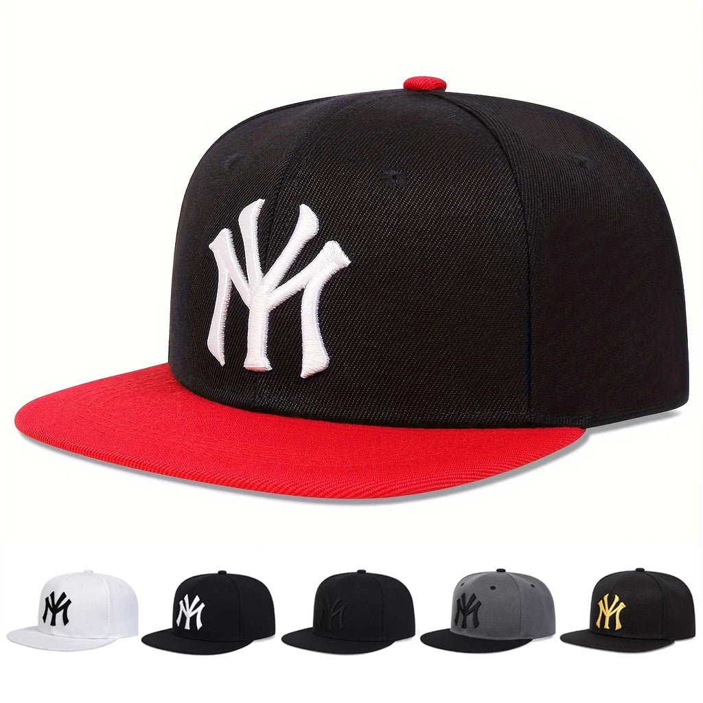 Unisex Letter Embroidery Hip-hop Hats Spring Autumn Outdoor Adjustable Casual Baseball Caps Trucker Caps Sunscreen Hat